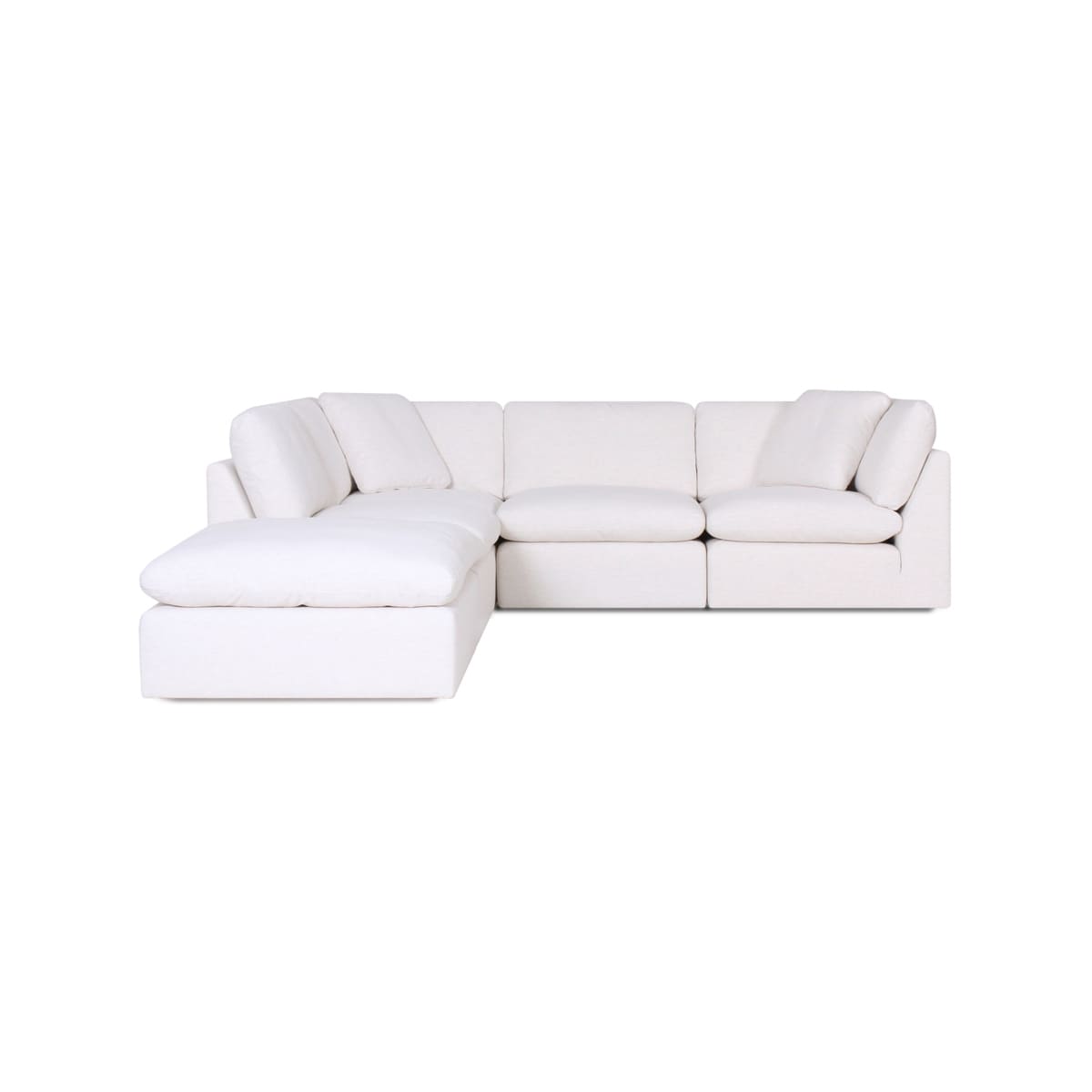 Hilton 4 - Pc Modular Sofa with Ottoman - alternate view