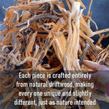 Flower Tree Branch Driftwood Bookshelf - Live-Edge Wall Shelf