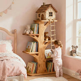 Tree Bookshelf for Kids - Montessori Bookcase with Name Option