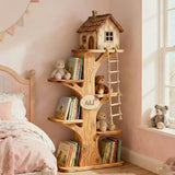Tree Bookshelf for Kids - Montessori Bookcase with Name Option