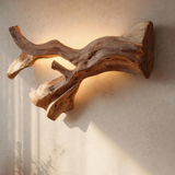 Rustic Natural Wall Lamp for Hallway