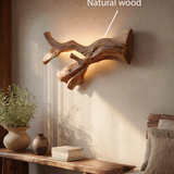 Rustic Natural Wall Lamp for Hallway