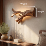 Rustic Natural Wall Lamp for Hallway