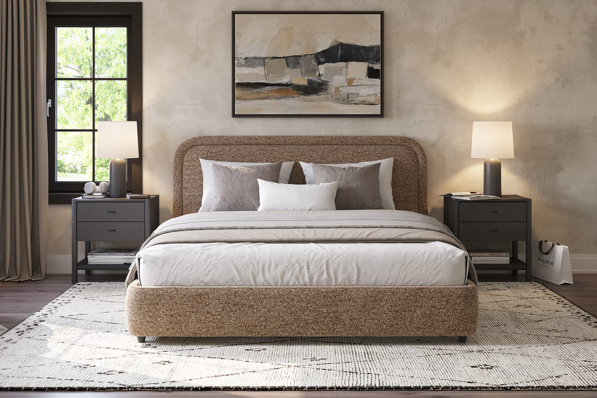 Ivery Bed - Round Headboard - detail view 26