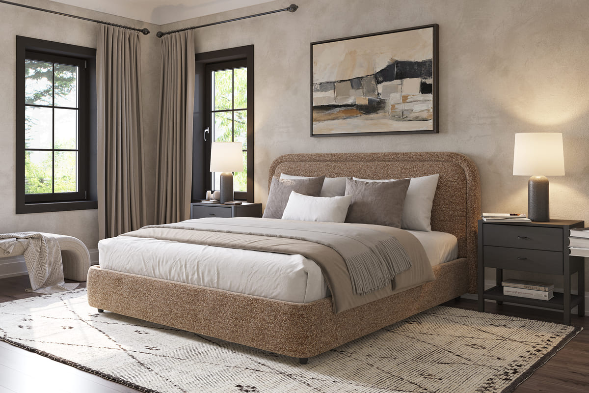 Ivery Bed - Round Headboard - detail view 25