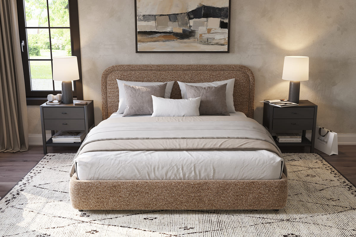 Ivery Bed - Round Headboard - detail view 27