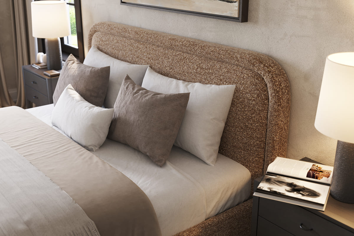 Ivery Bed - Round Headboard - detail view 29