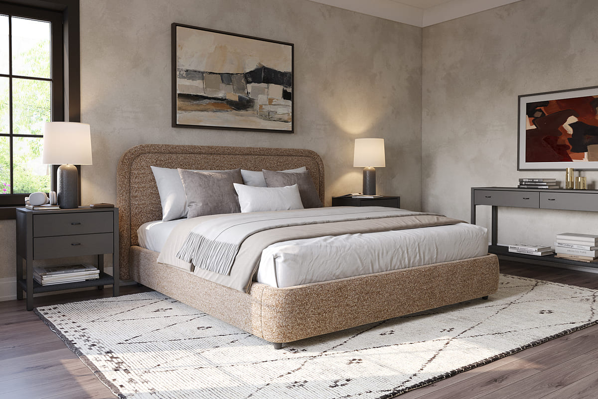 Ivery Bed - Round Headboard - detail view 28