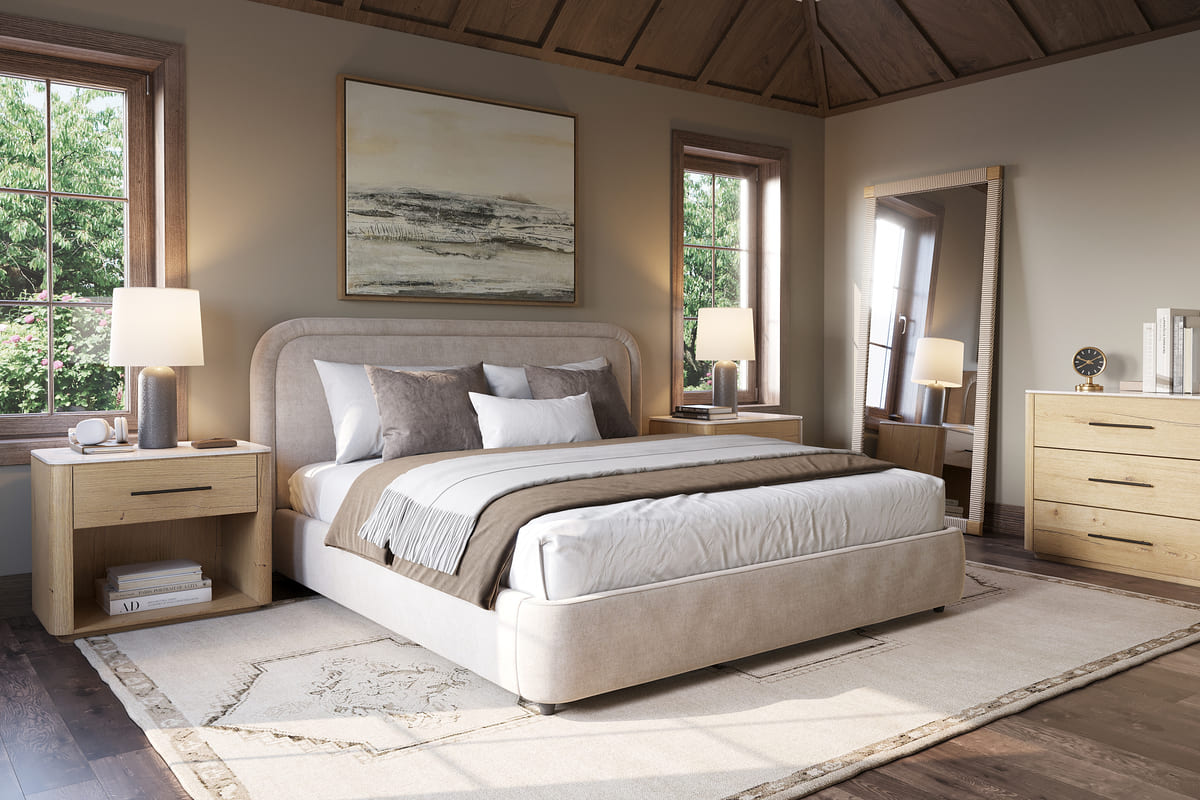 Ivery Bed - Round Headboard - detail view 6