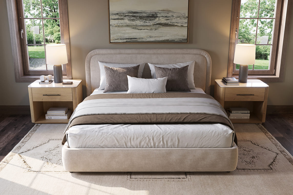 Ivery Bed - Round Headboard - detail view 7