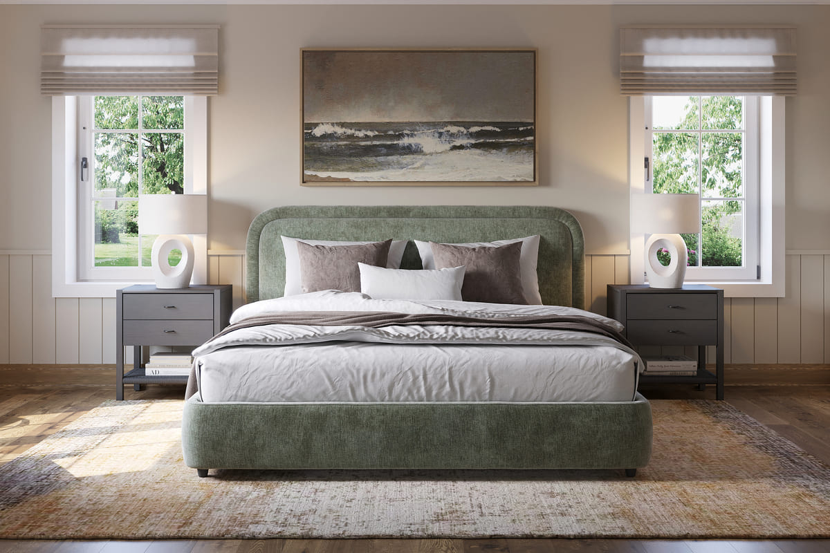 Ivery Bed - Round Headboard - detail view 48