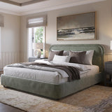 Ivery Bed - Round Headboard