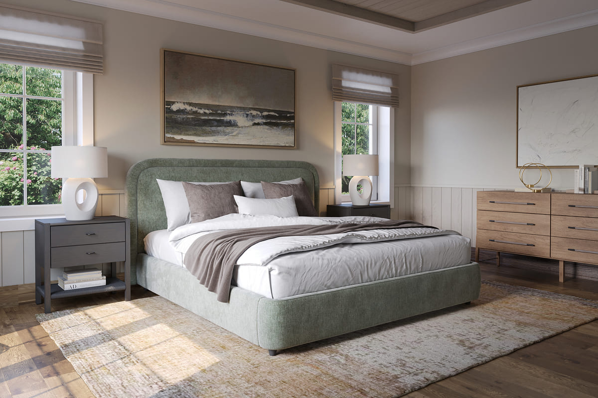 Ivery Bed - Round Headboard - detail view 50