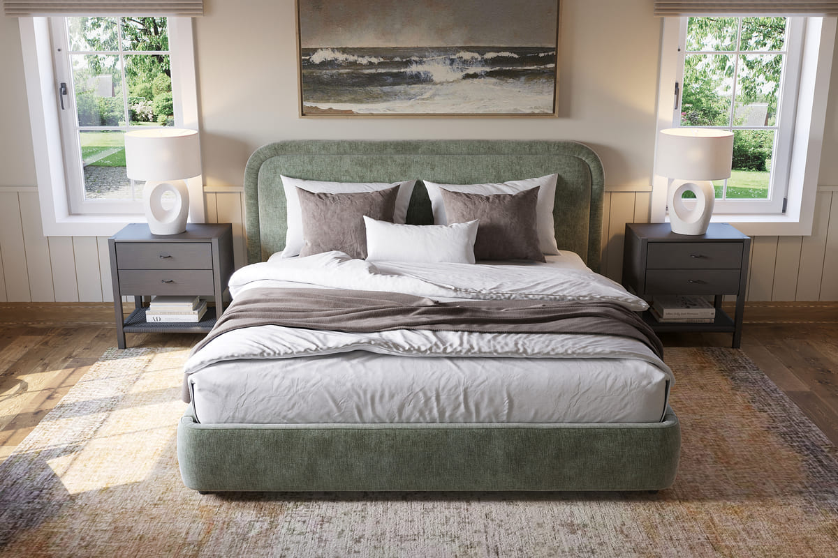 Ivery Bed - Round Headboard - detail view 49