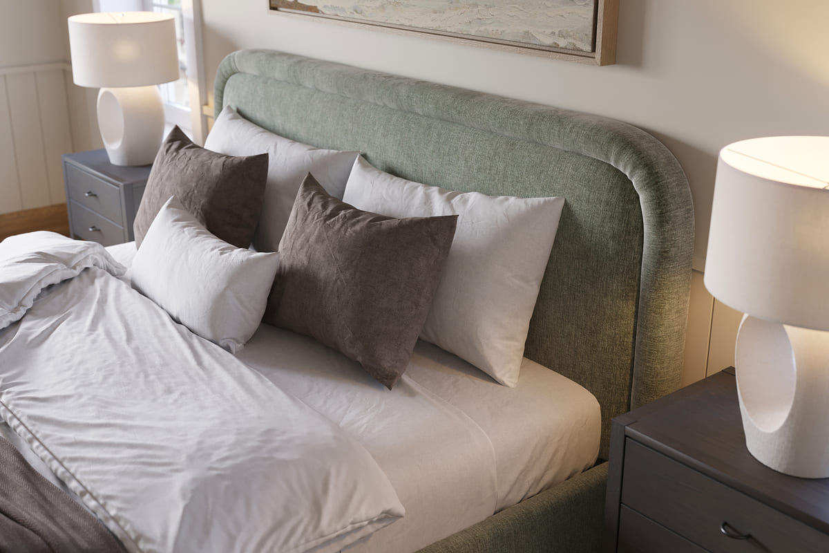 Ivery Bed - Round Headboard - detail view 51