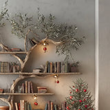 Tree Branch Bookshelf - Floating Wooden Wall Shelf Live Edge Design