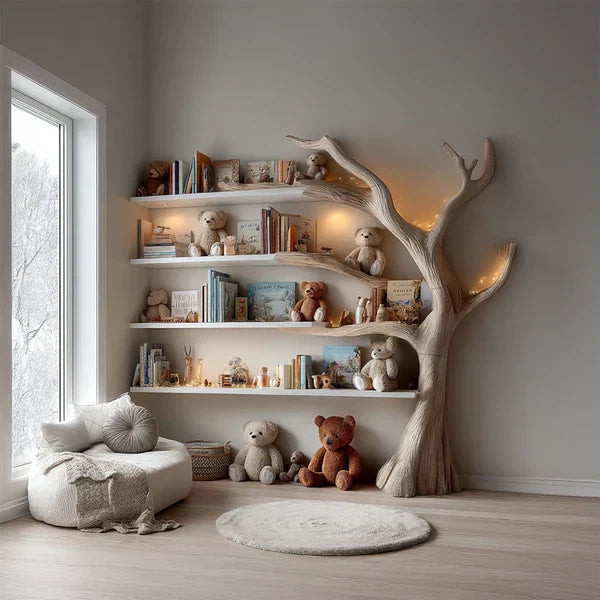 Mid-Century Tree Bookcase for Study or Nursery - SINLSATB261