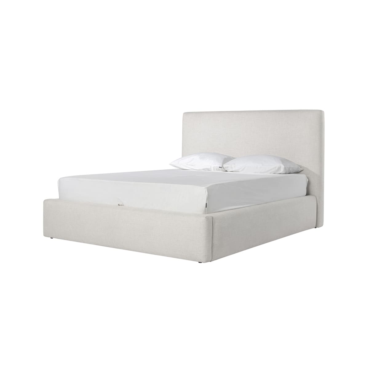 Noelle Storage Bed - Lift - Up Storage - Linen Fabric - detail view 6