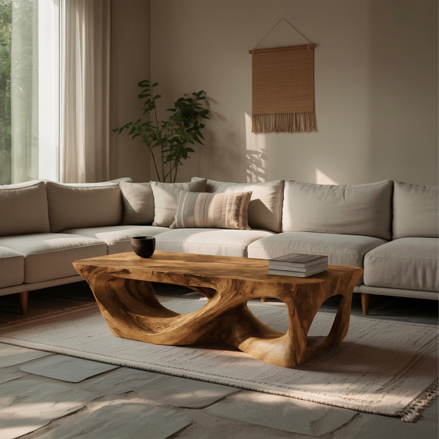 Minimal Coffee Table for Living Room Interiors - detail view 4