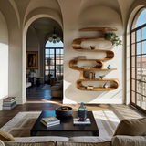 Elegant Wall - Mounted Bookshelf for Modern Home Decor