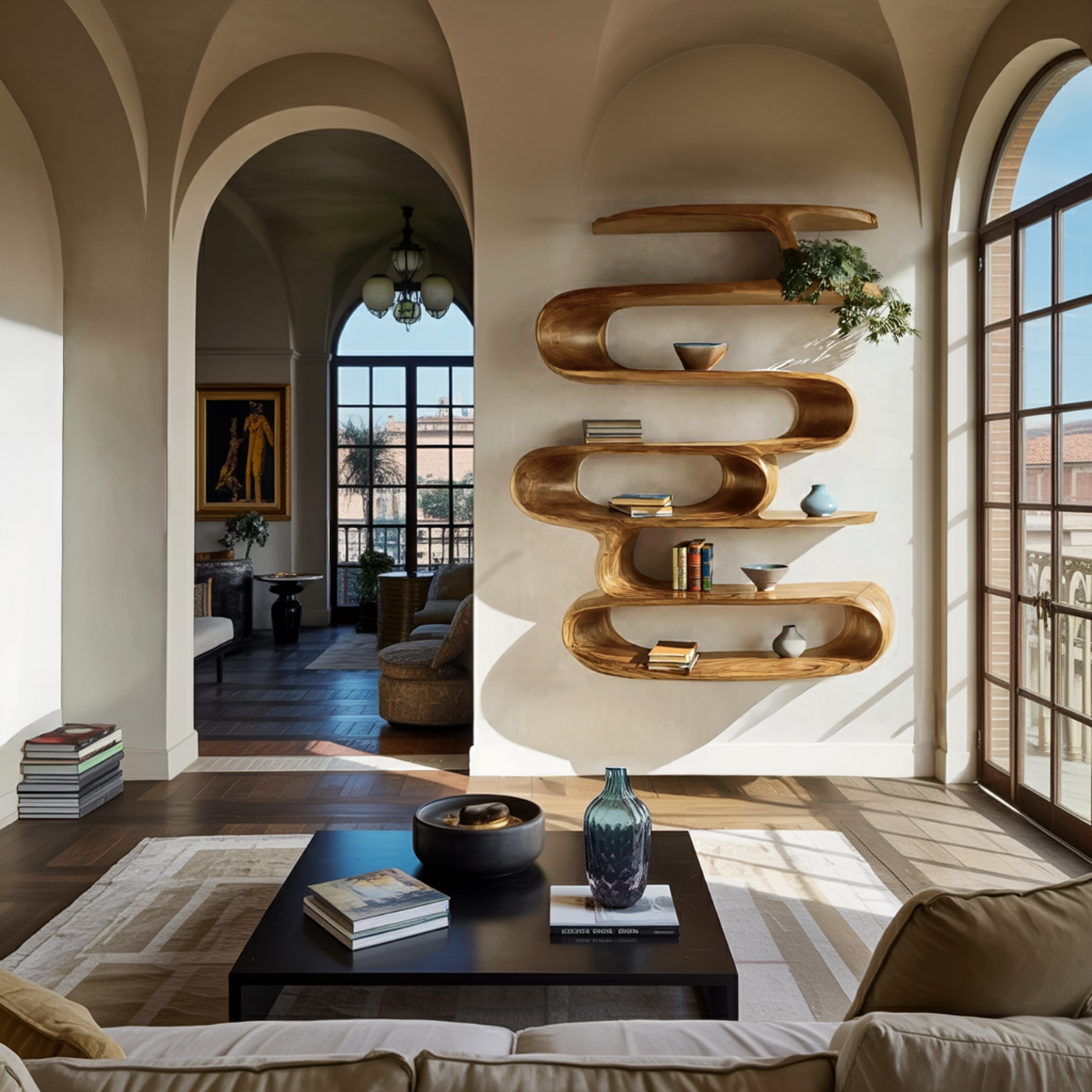 Elegant Wall - Mounted Bookshelf for Modern Home Decor - detail view 4