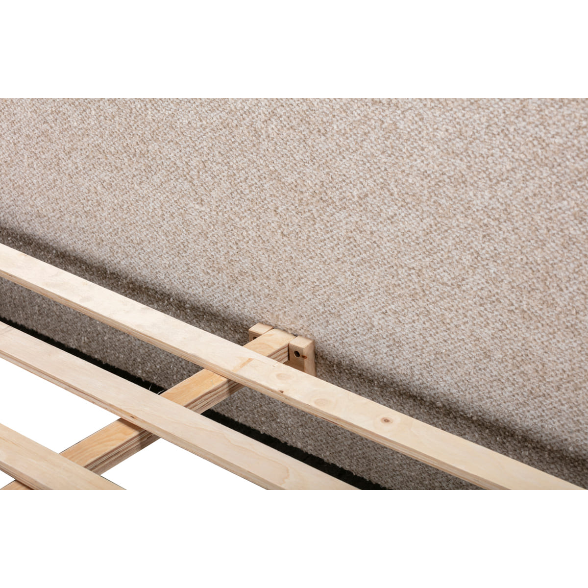 Oliver Bed - Curved Boucle Upholstered - detail view 30