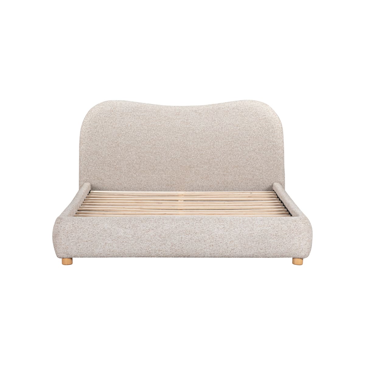 Oliver Bed - Curved Boucle Upholstered - detail view 21
