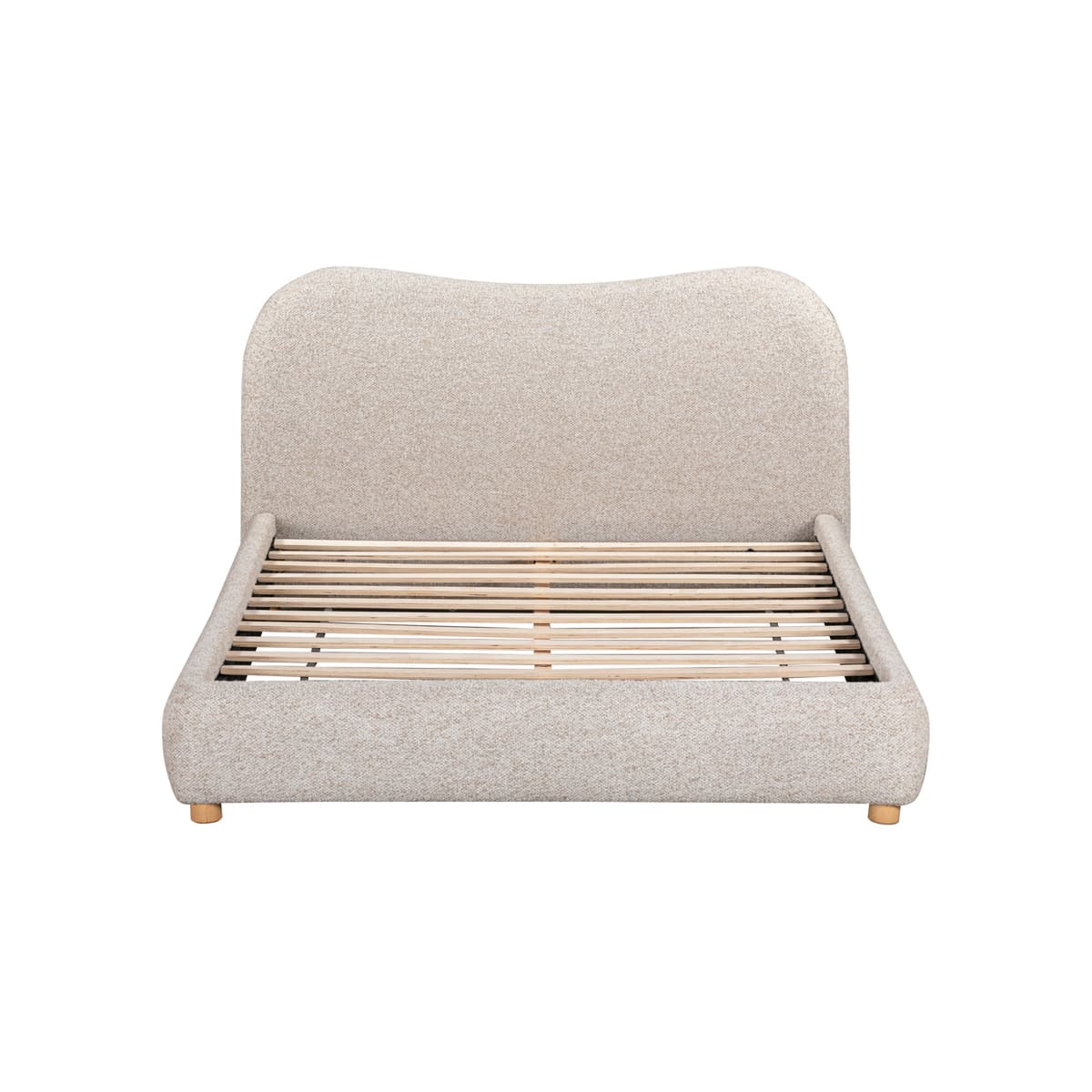 Oliver Bed - Curved Boucle Upholstered - detail view 22
