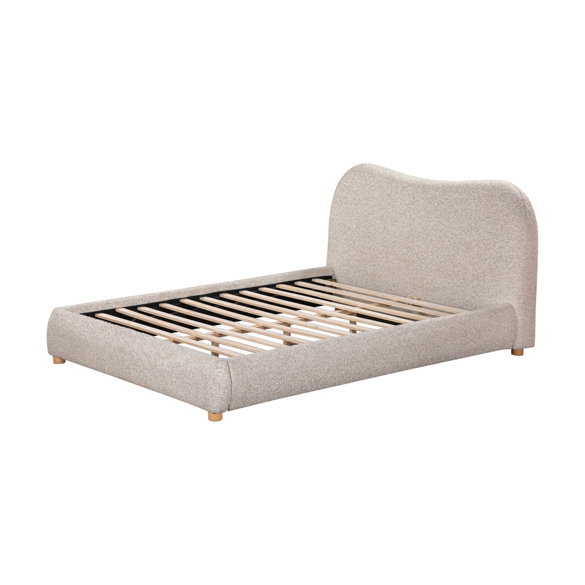 Oliver Bed - Curved Boucle Upholstered - detail view 23