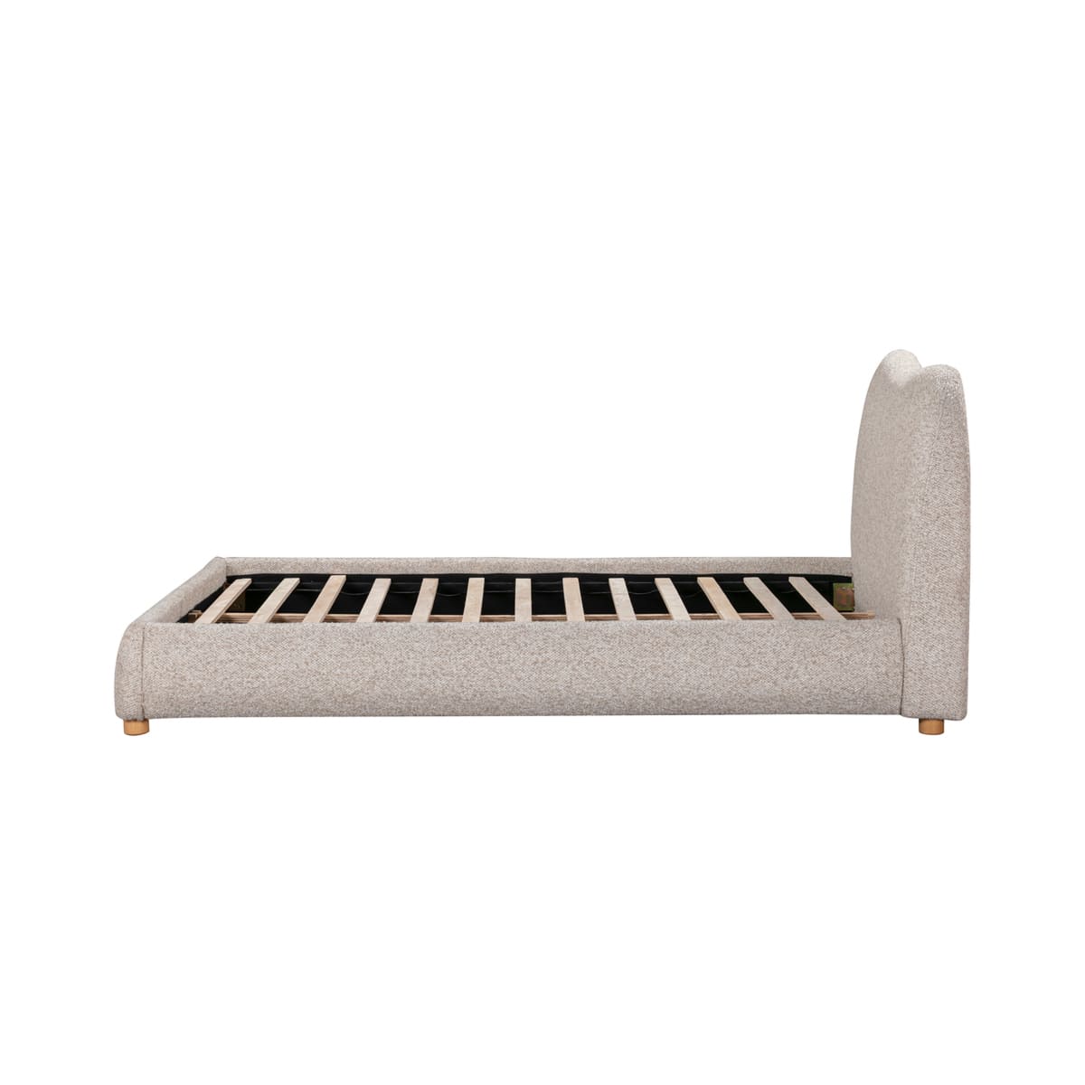 Oliver Bed - Curved Boucle Upholstered - detail view 24