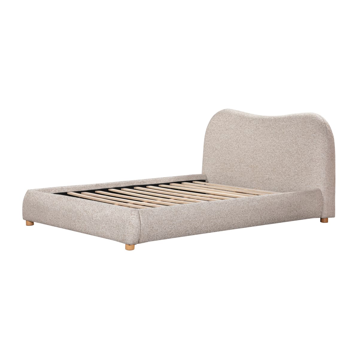Oliver Bed - Curved Boucle Upholstered - detail view 25