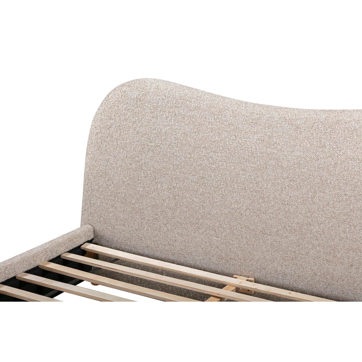 Oliver Bed - Curved Boucle Upholstered - detail view 32