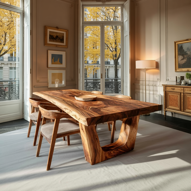 Minimalist Dining Table with Sleek Look for Dining Room - alternate view