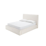 Quinky Bed - Linen Padded Headboard Bed