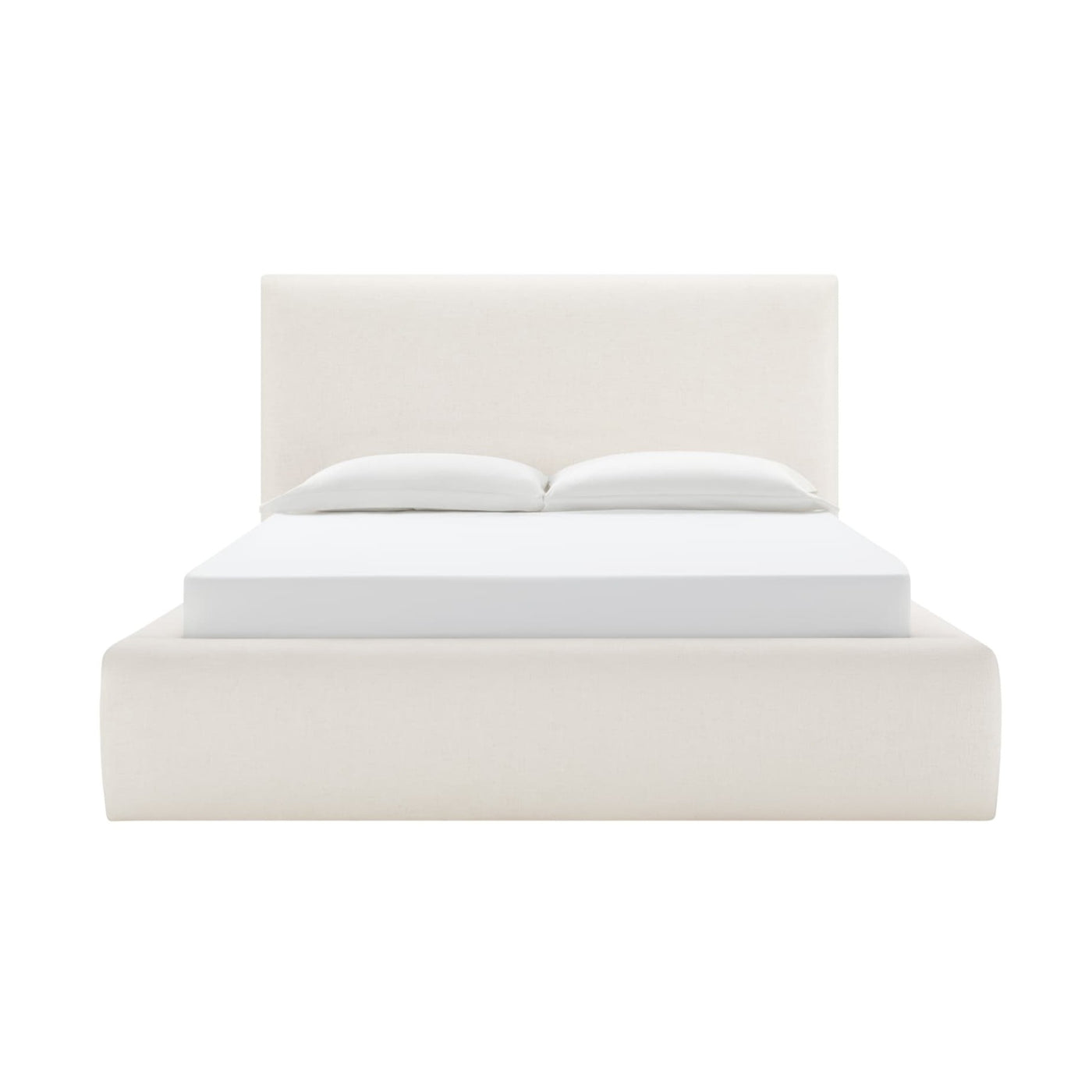 Quinky Bed - Linen Padded Headboard Bed - detail view 4