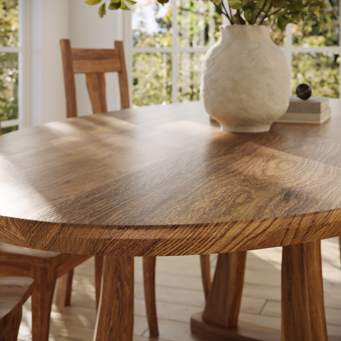 The Quinn Oval Dining Table - detail view 8