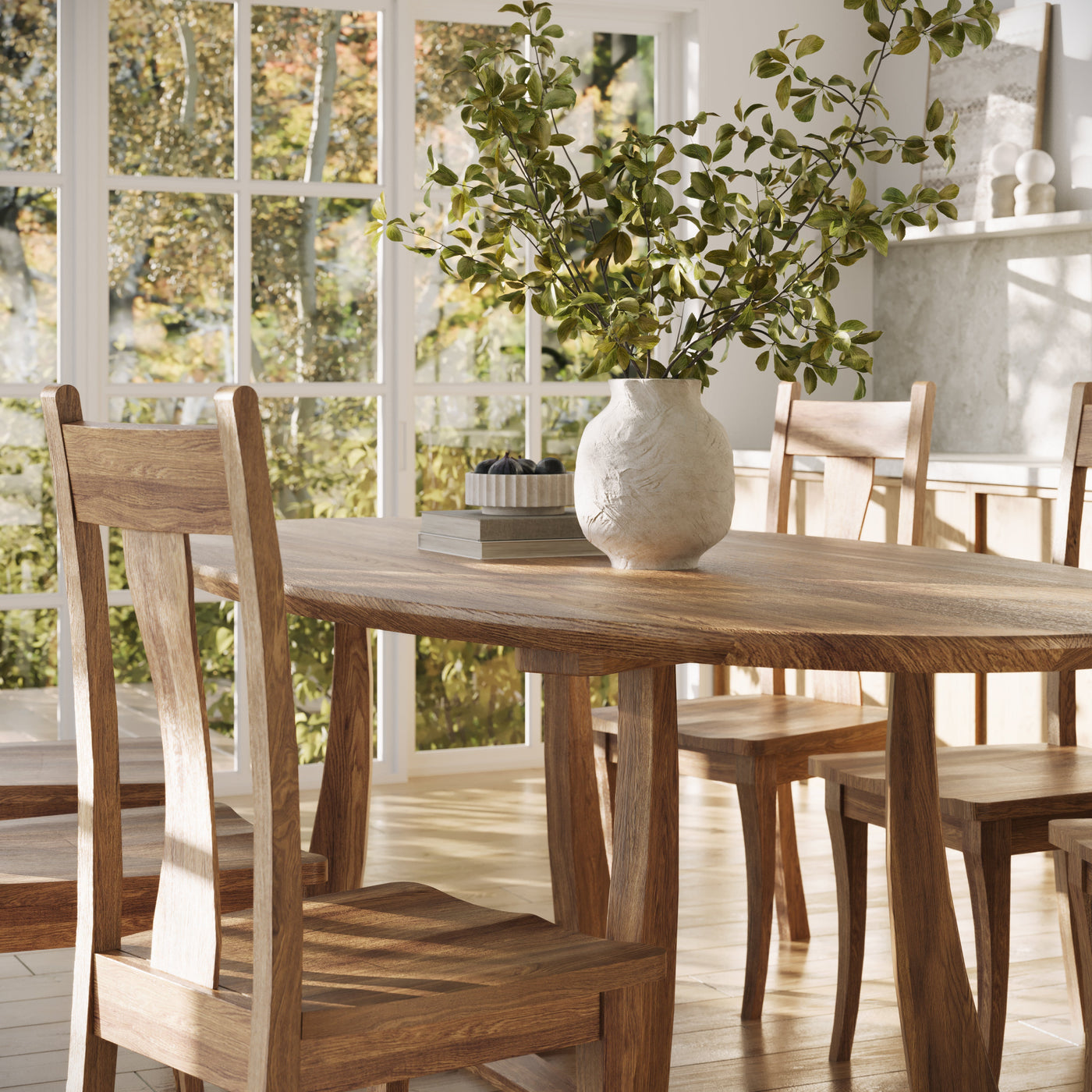 The Quinn Oval Dining Table - detail view 9