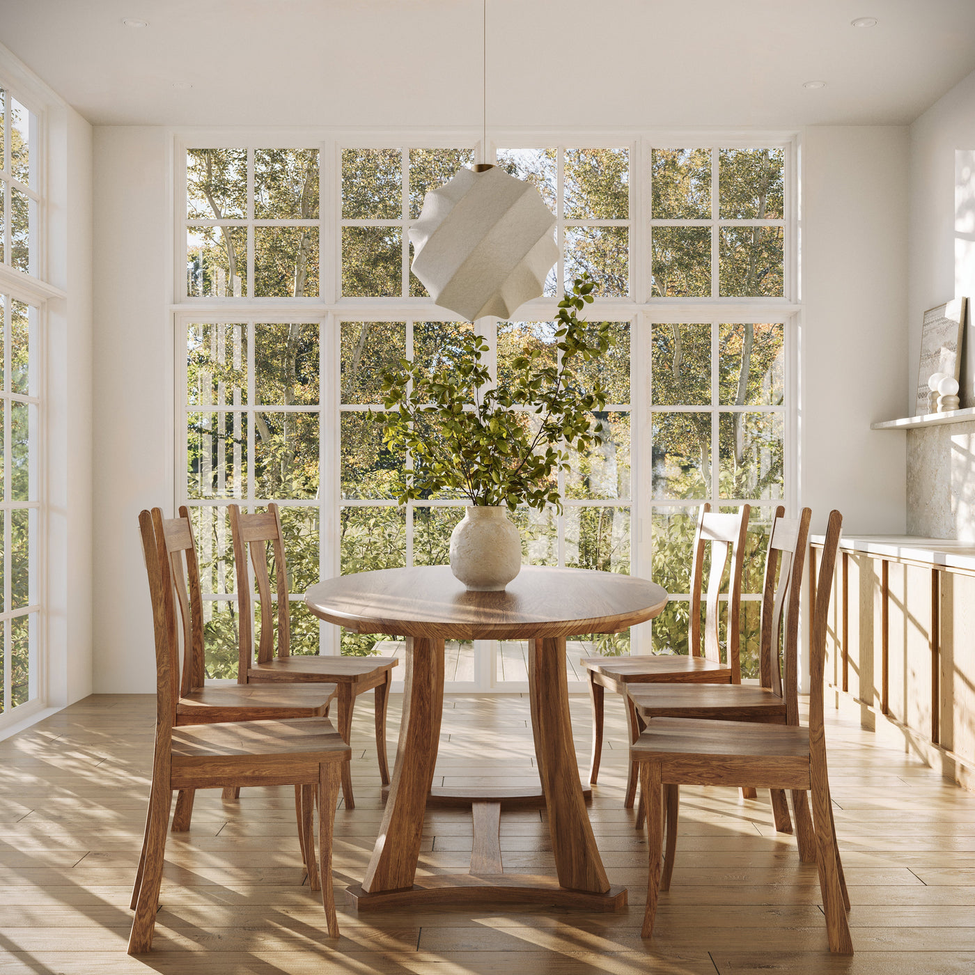 The Quinn Oval Dining Table - detail view 7