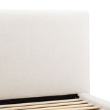 Quinky Bed - Linen Padded Headboard Bed