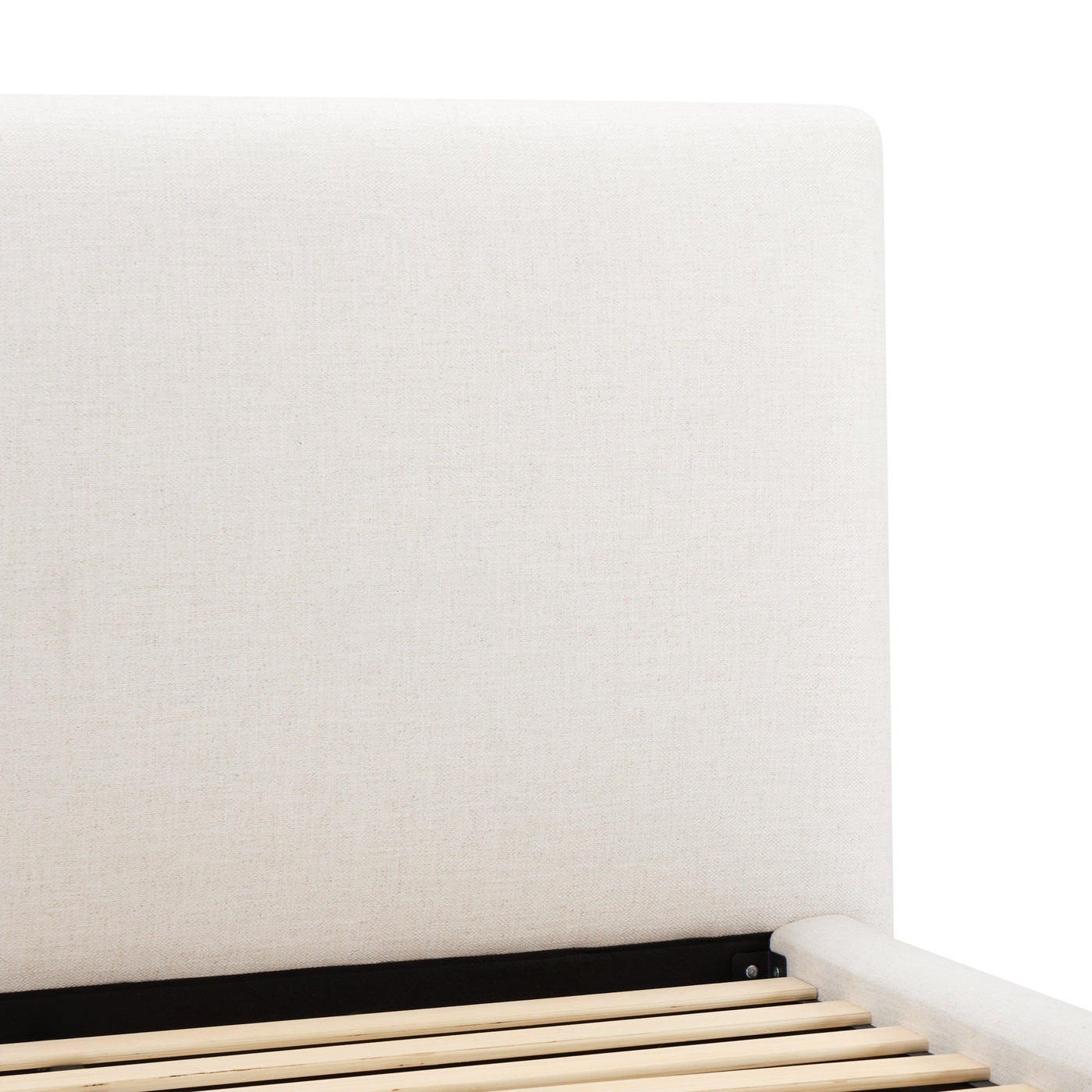 Quinky Bed - Linen Padded Headboard Bed - detail view 10