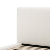 Quinky Bed - Linen Padded Headboard Bed
