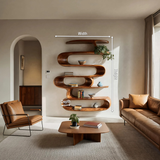 Elegant Wall - Mounted Bookshelf for Modern Home Decor