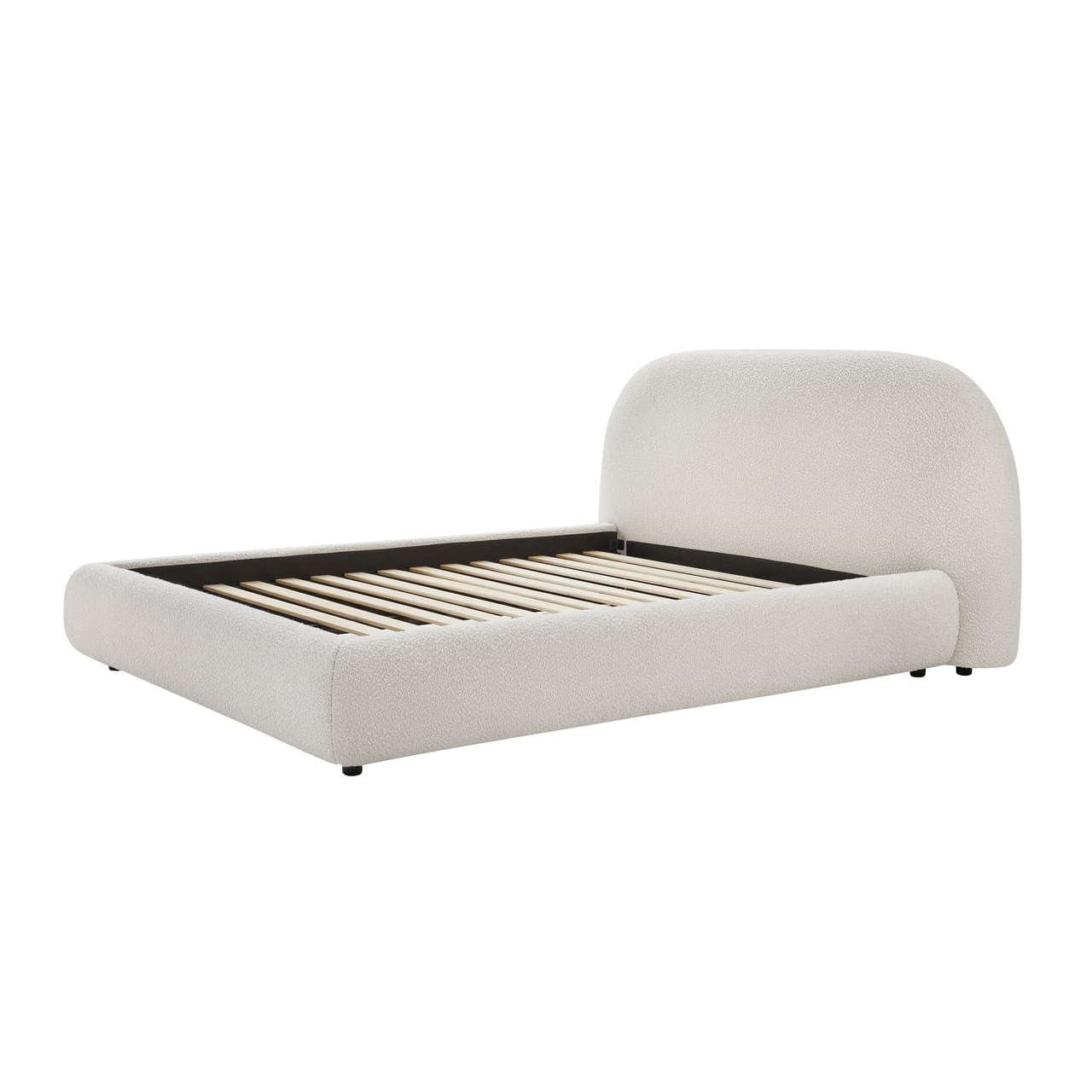 Solana Bed - Curved Boucle Modern - detail view 7