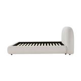 Solana Bed - Curved Boucle Modern