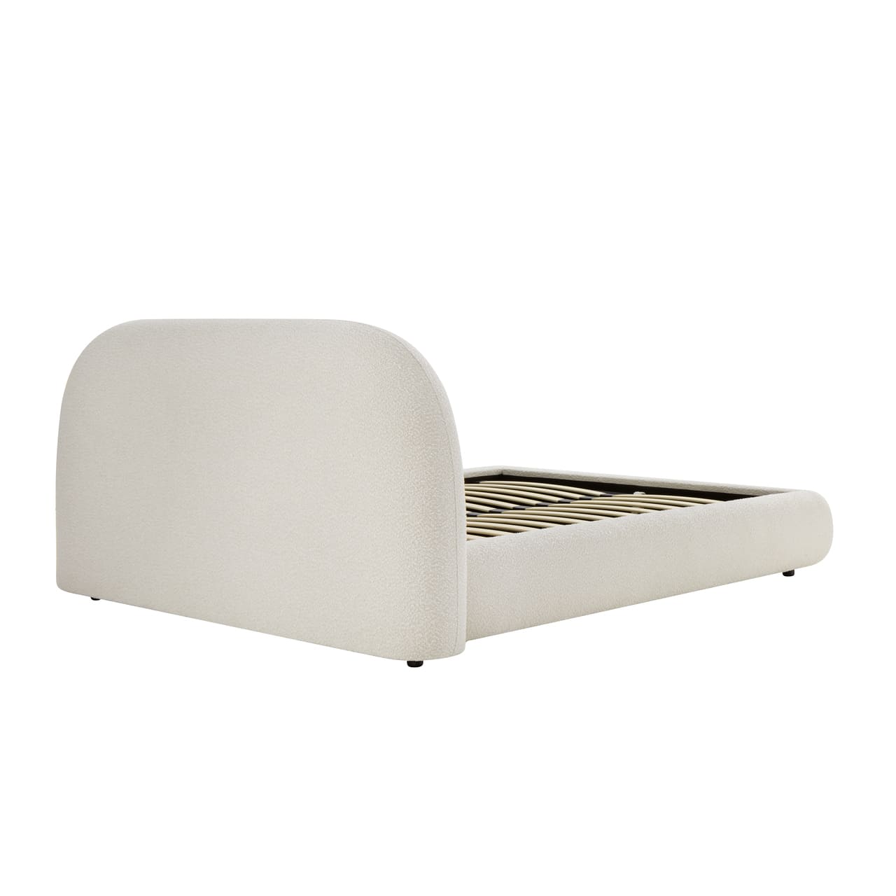 Solana Bed - Curved Boucle Modern - detail view 12