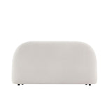 Solana Bed - Curved Boucle Modern