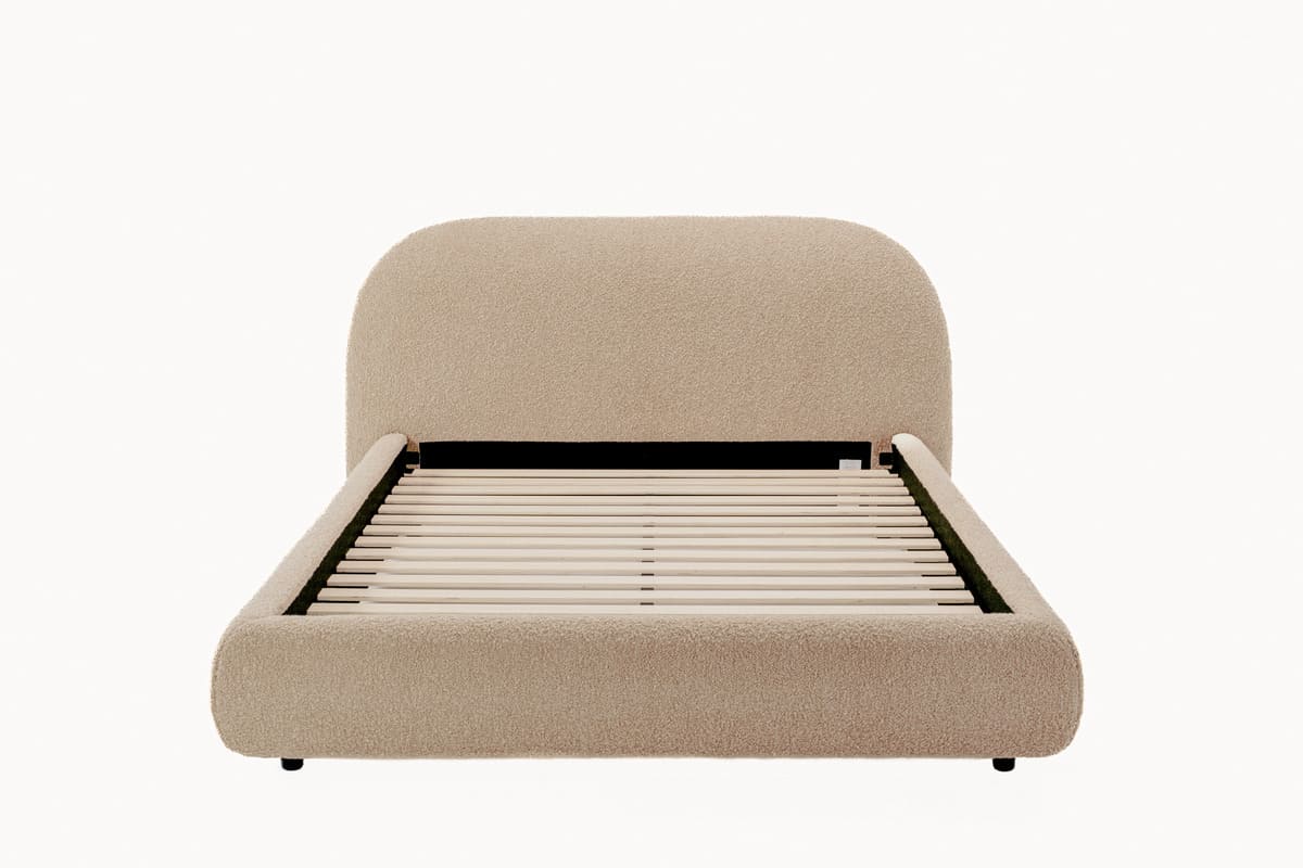 Solana Bed - Curved Boucle Modern - detail view 47