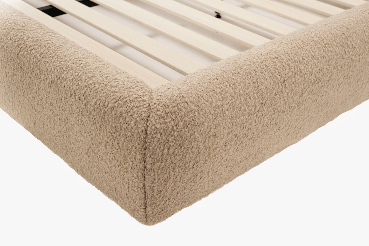 Solana Bed - Curved Boucle Modern - detail view 56