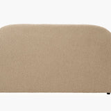 Solana Bed - Curved Boucle Modern