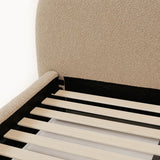 Solana Bed - Curved Boucle Modern